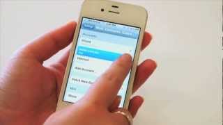 How to set email client to delete messages off the server  Apple iPhone iOS5 [upl. by Buonomo620]