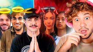 YouTubers Mais Simpáticos VS Influencers Mais Detestados  React T3ddy [upl. by Naot]