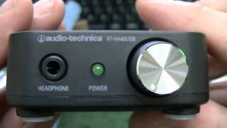 audio technica USB HEADPHONE AMPLIFIER 開封動画 [upl. by Dosia20]