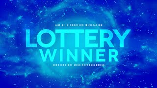 Lottery Winner Subconscious Mind Programming 🌓 Law of Attraction Affirmations  Subliminals [upl. by Dorraj]