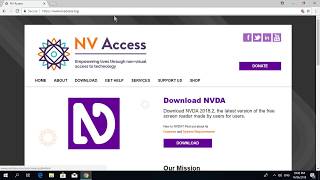 how to download and install Nvda screen reader in Hindi [upl. by Guadalupe]