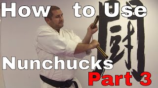 How to Use Nunchucks for beginners Part 3 Nunchuck underswing Drills With Sensei David [upl. by Sacram]