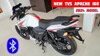 New 2024 Tvs Apache RTR 160 2v smart x connect  tvs apache rtr 160 2v 2024  apache 160 2024 model [upl. by Jerrylee79]