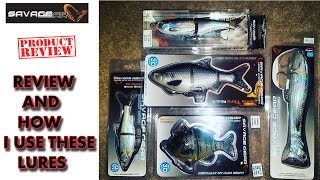 Savage Gear swimbaits and topwater  REVIEW  Technique Fishing [upl. by Friedberg]