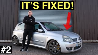 MY CLIO 182 IS FIXED FIRST PERFORMANCE MODS [upl. by Cleveland]