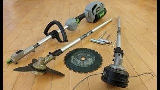 How to Attach Brush Cutter Blades to your EGO Trimmer [upl. by Schreibman]