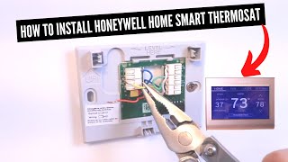 How To Install Honeywell Home Wifi Smart Thermostat [upl. by Norga606]