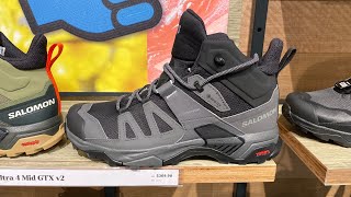 Salomon X Ultra 4 Mid GORETEX BlackMagnetPearl Blue  Style Code L41383400 [upl. by Valentijn]