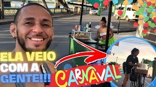 VENDENDO LANCHES E BEBIDAS NA ABERTURA DO CARNAVAL DE RECIFE [upl. by Aicined]