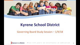 192018 Governing Board Study Session  Kyrene School District [upl. by Philbo]