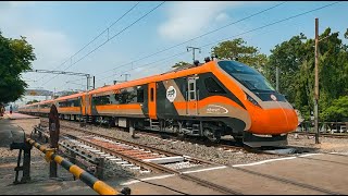 4 in 1 Most premium trains Vande Bharat  Shatabdi  Amrit Bharat Express trains [upl. by Alleiram438]