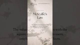 Metcalfe’s Law [upl. by Nona341]