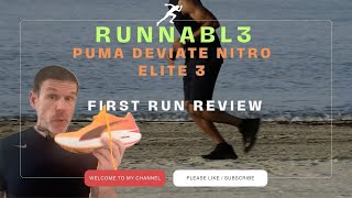 PUMA Deviate Nitro Elite 3 First Run Review  How Fast is This Shoe [upl. by Ecirtnuahs632]