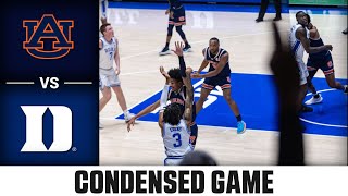 Auburn vs Duke Condensed Game  202425 ACC Mens Basketball [upl. by Gilmour]