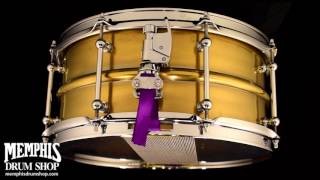 Dunnett Classic 14 x 65 Model 2N Antique Brass Snare Drum BESSIE  360 [upl. by Rawdan785]