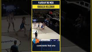 Khaalia Hillsman Player of the Week  Womens Euroleague  Round 1 [upl. by Clarence]