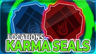 EVERY FATE SPIRIT  KARMA SEALS SPAWN LOCATION  Shindo Life [upl. by Cristian]