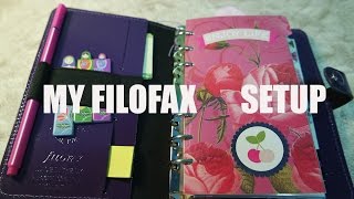 Whats In My Planner  Filofax Setup [upl. by Archibold]