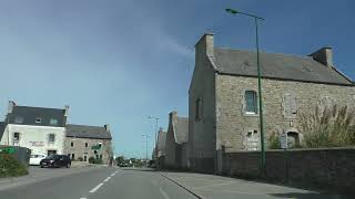 Driving On Route du Rhun amp Route du Car Ferry D58 29680 Roscoff Finistère Brittany France [upl. by Verity]