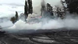 Worlds Best Burnout  Kranky starts fire at Kandos [upl. by Aitel878]