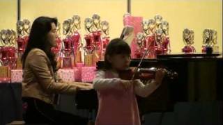 布拉格全國音樂大賽小提琴幼童組第一名Rieding Violin Concerto in B minorOp35 [upl. by Sharai591]