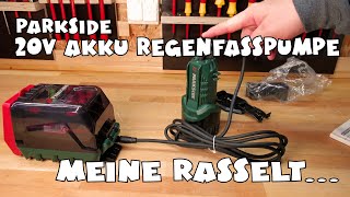 Montagsgerät PARKSIDE® 20V AkkuRegenfasspumpe PRPA 20Li A1 [upl. by Alil]