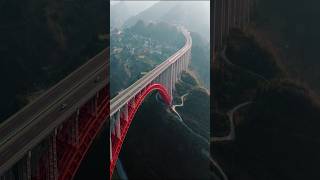 Hongqiqu Bridge  China Bridge  Guizhou Bridge  Drone Aerial Photography红旗渠大桥中国桥梁 贵州桥梁 无人机航拍 [upl. by Hime]