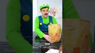 Never Choose Fast Food Over Pasta supermario familygamestories [upl. by Yank]