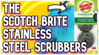 THE SCOTCH BRITE STAINLESS STEEL SCRUBBERS [upl. by Einnus404]