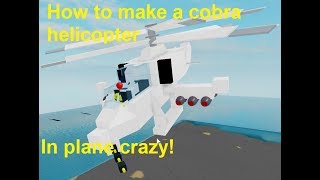 roblox plane crazy AH1Z cobra tutorial [upl. by Eetnuahs896]