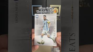 Messi amp Xavi🔥 Futera Unique Nostalgia 2024 Soccer card collection panini футбол messi месси [upl. by Hadihsar765]