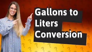 How much is a galon to a litre [upl. by Eahsan]