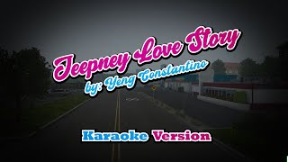 Jeepney Love Story  Yeng Constantino  karaoke [upl. by Oker]