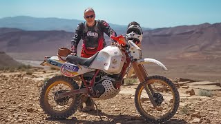 Sandraiders 2023 Part 1 Riding 1600km of Paris Dakar stages in Morocco on our 80s desert bikes [upl. by Yemane]