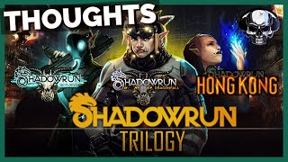 Shadowrun Trilogy  Some Thoughts After Reviewing The Series [upl. by Esineg300]