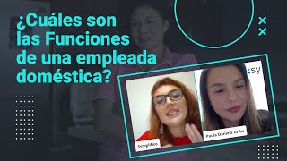 Funciones de una empleada doméstica  tips [upl. by Nowd]