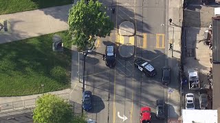 Raw video View above shooting scene outside Castlemont High School in Oakland [upl. by Sair]