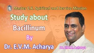 Study about Bacillinum by DrEVM Acharya 2003 Srisailam Homoeo Classes [upl. by Ettigirb701]