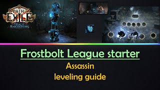 Frostbolt league starter  leveling guide [upl. by Cirdor404]