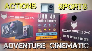 Budget 4K ACTION CAMERA Sport Waterproof  Ice Fox [upl. by Filemon910]