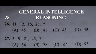 GENERAL INTELLIGENCE amp REASONING  Reasoning Previous year solved question paper of SSC  Part 33 [upl. by Einoj]