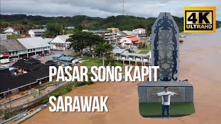 Song Kapit sarawak  jalanjalan  drone view 4k video   cantiknya viral vlog travel tranding [upl. by Shiroma]