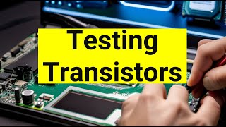 Testing Transistors with a multimeter  Identify Base Collector and Emitter  PNP amp NPN Transistor [upl. by Ahsina]