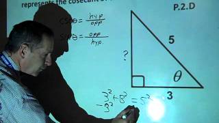 Find the Cosecant of an Angle in a Right Triangle [upl. by Rossing442]