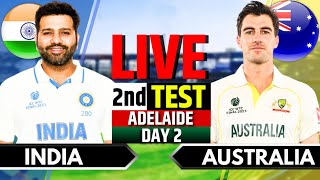 India vs Australia 2nd Test Day 2  IND vs AUS Live Match  Live Cricket Match Today 3rd Session [upl. by Aseefan350]