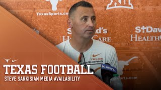 Steve Sarkisian Media Availability Aug 18 2023 [upl. by Nallek6]