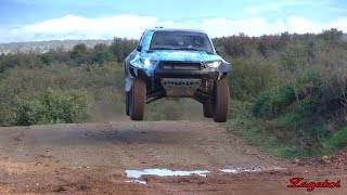 Tests Dakar 2024 Romain Dumas Toyota Hilux [upl. by Kaden220]