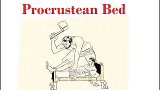 Procrustean Bed  Procrustes Bed  Procrustes the stretcher  Procrustes Greek Mythology [upl. by Seabrook]