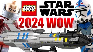 LEGO Star Wars 2024 UPDATE CLONE WARS FIVES amp Darth Malak Minifigures  Invisible Hand MIDISCALE [upl. by Adirf]