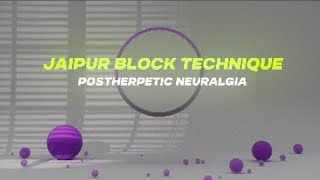 Jaipur Block Technique for Postherpetic Neuralgia Live Patient Treatment  Skinaa Clinic [upl. by Atalante954]